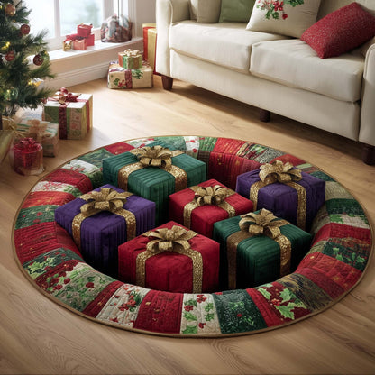 Jolly Christmas Quilted Round Mat GFTOTG1678
