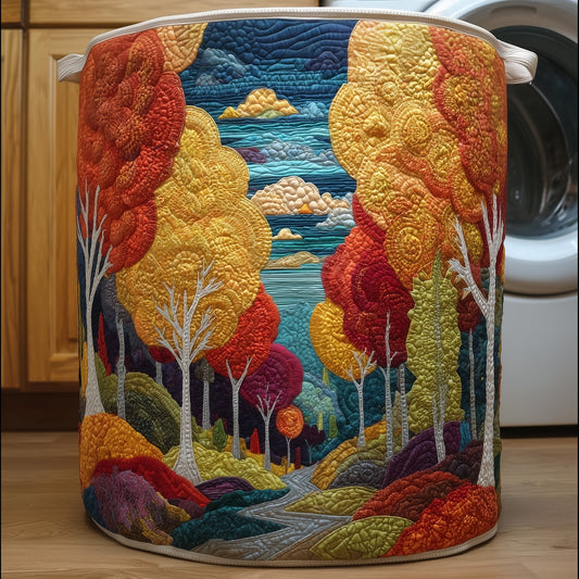 Serene Autumn Quilted Laundry Basket GFTOTG168