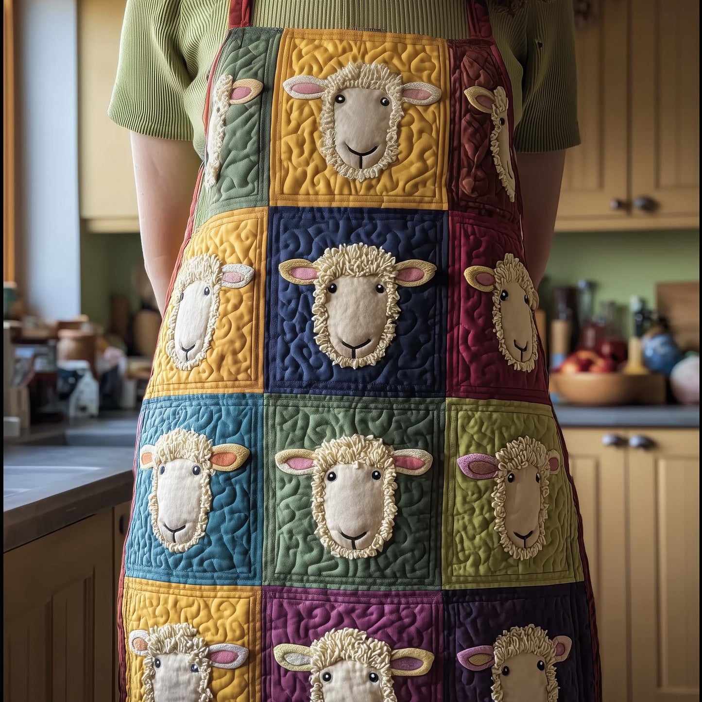 Adorable Sheep Quilted Apron GFTOTG1683