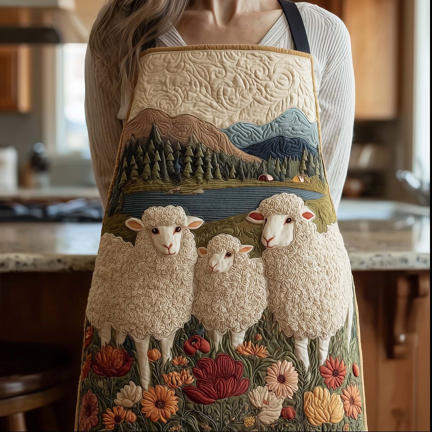Adorable Sheep Quilted Apron GFTOTG1685