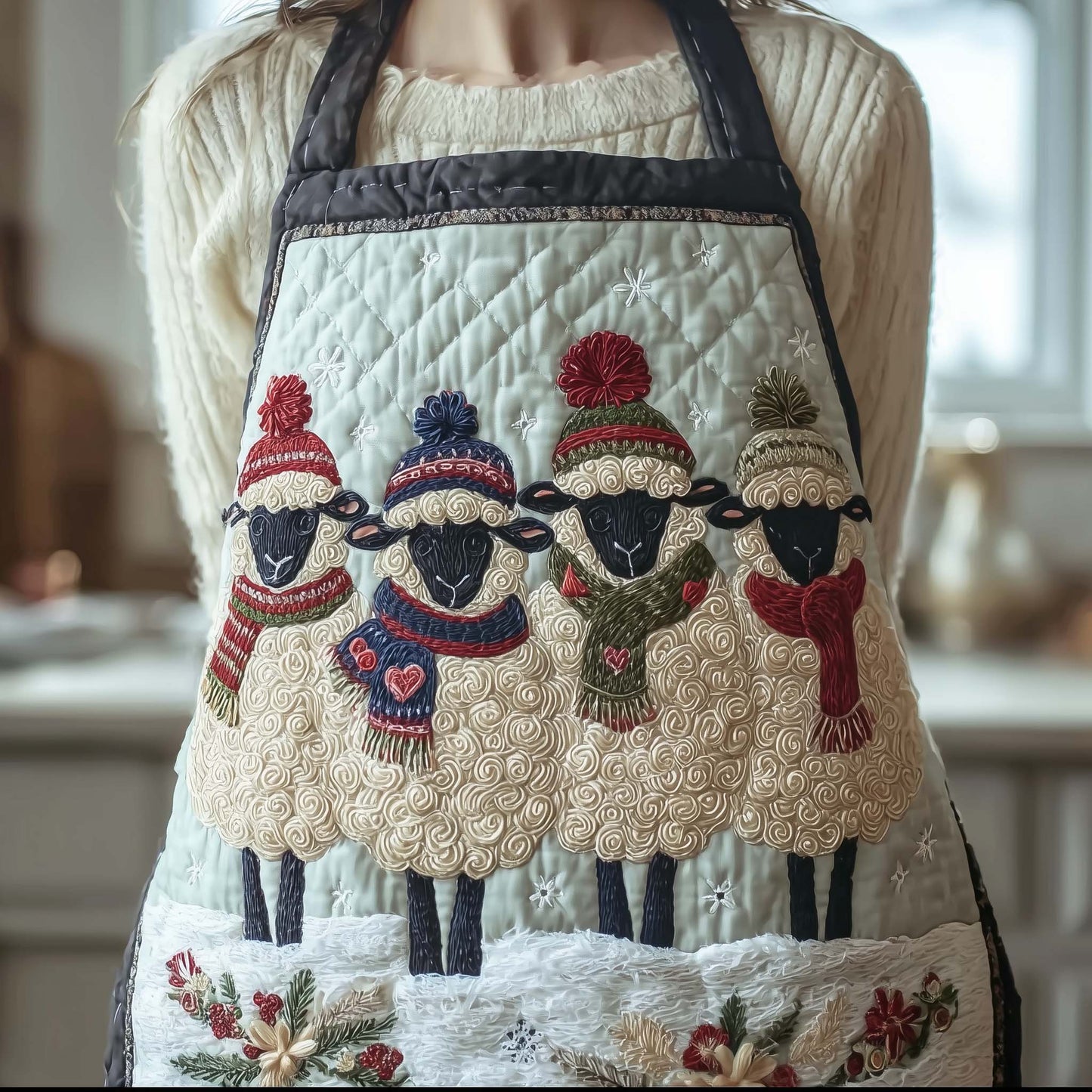 Adorable Sheep Quilted Apron GFTOTG1688