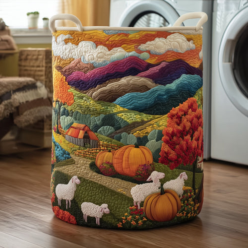 Serene Autumn Quilted Laundry Basket GFTOTG169