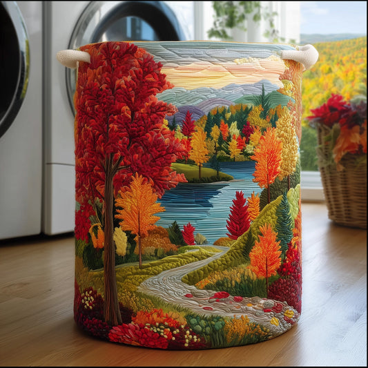 Serene Autumn Quilted Laundry Basket GFTOTG170