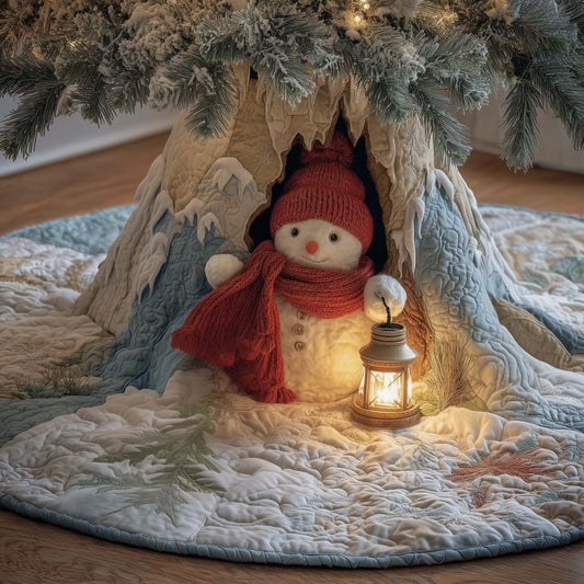 Jolly Snowman Quilted Tree Skirt GFTOTG1714