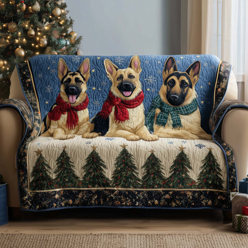 German Shepherd Quilted Sofa Cover GFTOTG1718