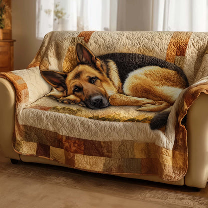 German Shepherd Quilted Sofa Cover GFTOTG1719