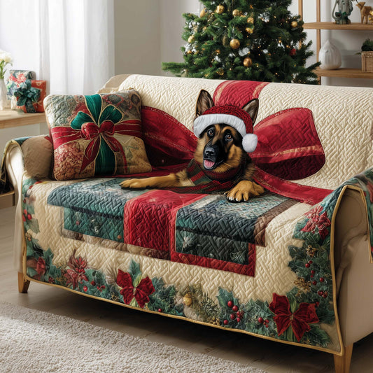 German Shepherd Quilted Sofa Cover GFTOTG1721