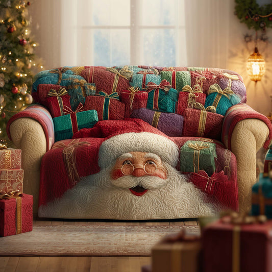 Jolly Santa Quilted Sofa Cover GFTOTG1727