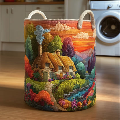 Farmlife Quilted Laundry Basket GFTOTG173