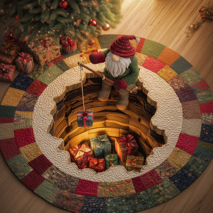 Holiday Gift Chaos Quilted Round Mat GFTOTG1731