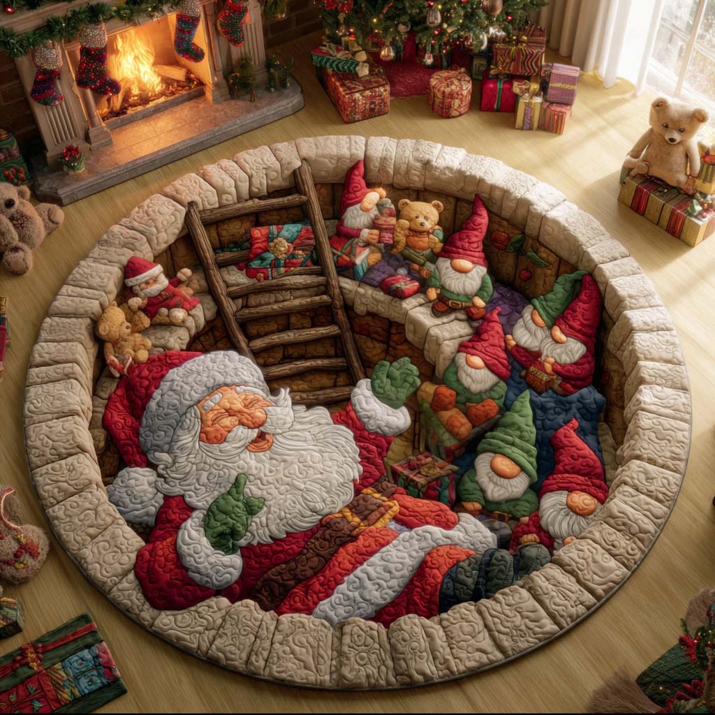 Jolly Chaos Quilted Round Mat GFTOTG1735