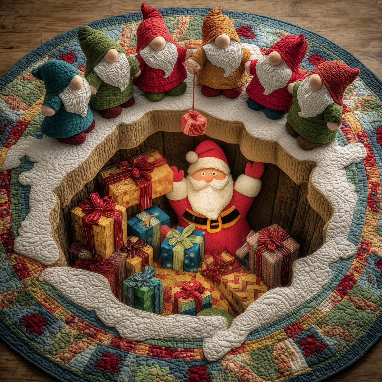 Jolly Chaos Quilted Round Mat GFTOTG1737