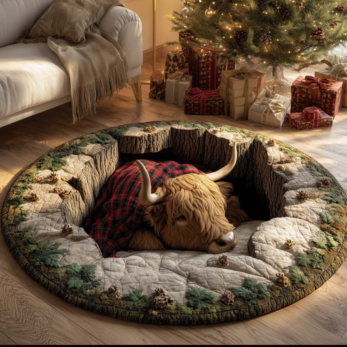 Holiday Farmstead Quilted Round Mat GFTOTG1742