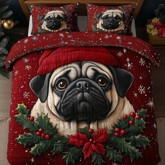 Adorable Pug Duvet Cover Set GFTOTG1775