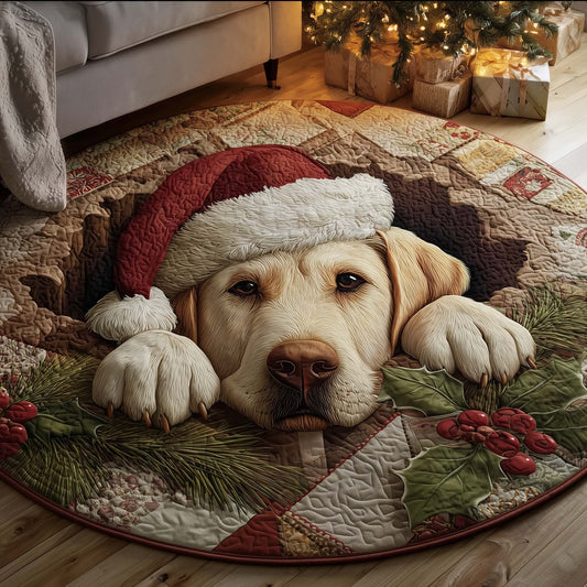 Adorable Labrador Quilted Round Mat GFTOTG1789