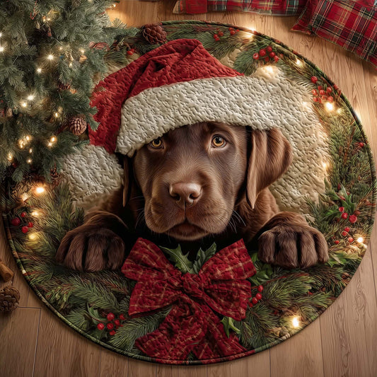 Adorable Labrador Quilted Round Mat GFTOTG1790