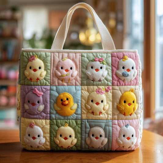 Adorable Chicken Quilted Tote Bag GFTOTG17
