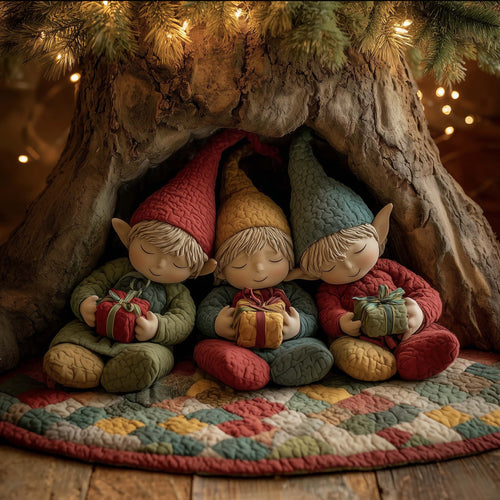 Funky Elf Quilted Tree Skirt GFTOTG1801