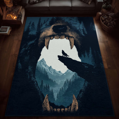 Wild Howl Area Rug GFTOTG1807
