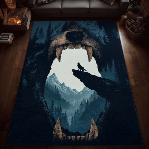 Wild Howl Area Rug GFTOTG1807