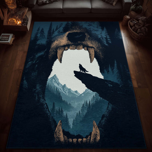 Wild Howl Area Rug GFTOTG1807