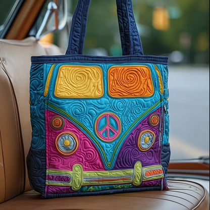 Hippie Journey Quilted Tote Bag GFTOTG180