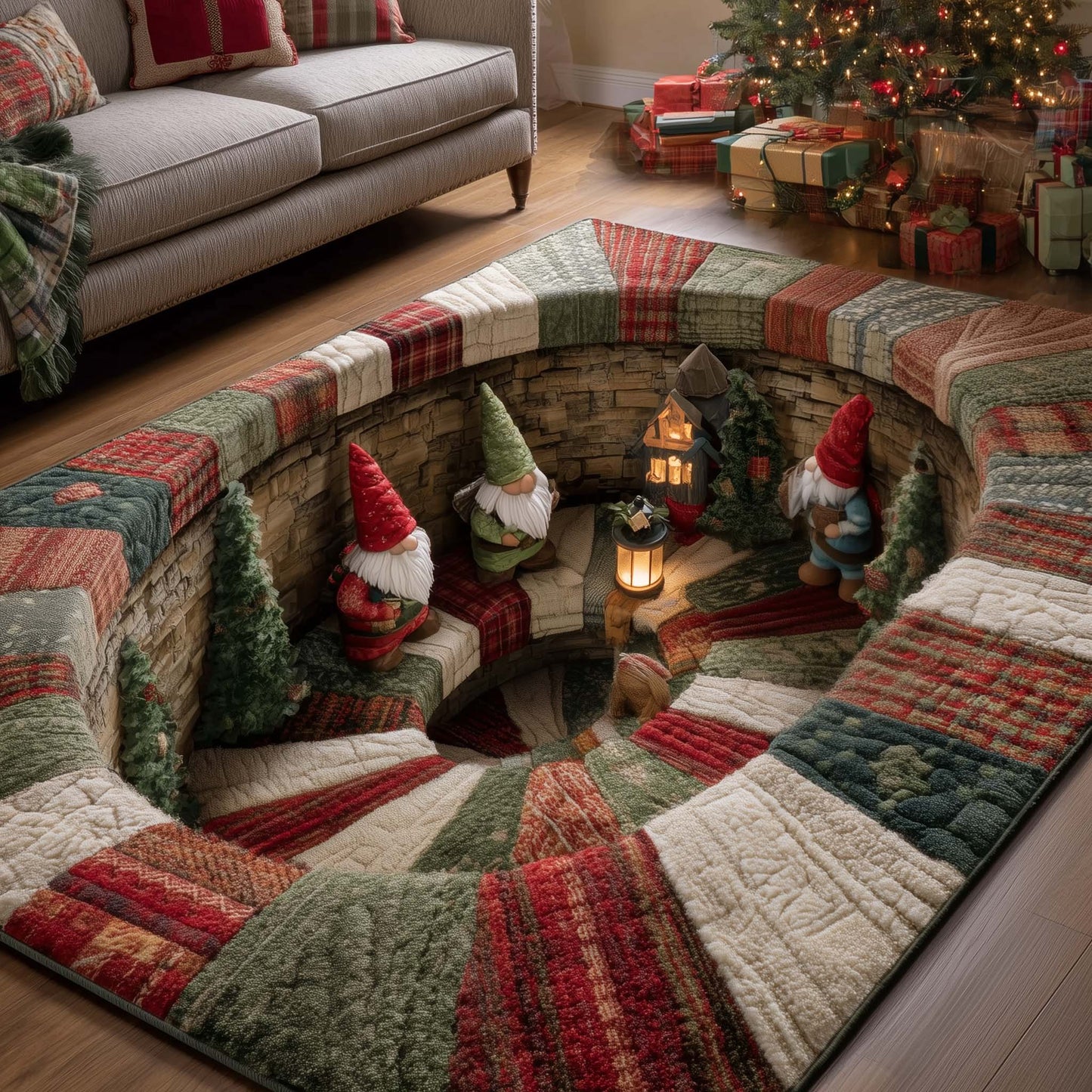 Jolly Gnomes Area Rug GFTOTG1813