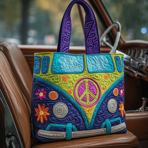 Hippie Journey Quilted Tote Bag GFTOTG181