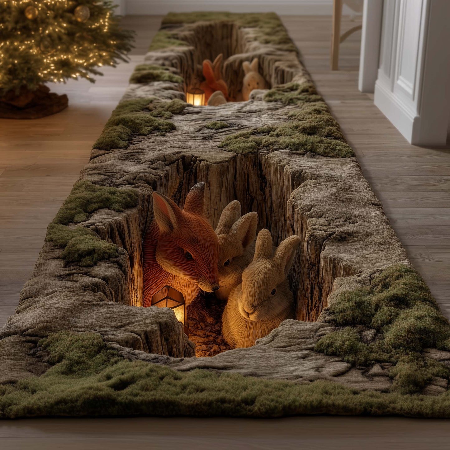 Wooden Den Runner Rug GFTOTG1824