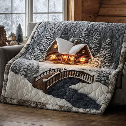Log Cabin Quilted Blanket GFTOTG1834