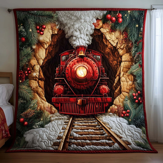 Yuletide Express Quilted Blanket GFTOTG1838