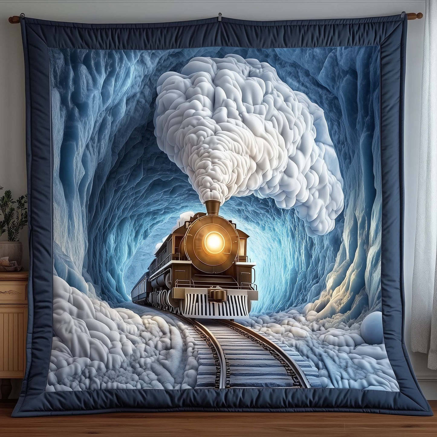 Yuletide Express Quilted Blanket GFTOTG1839