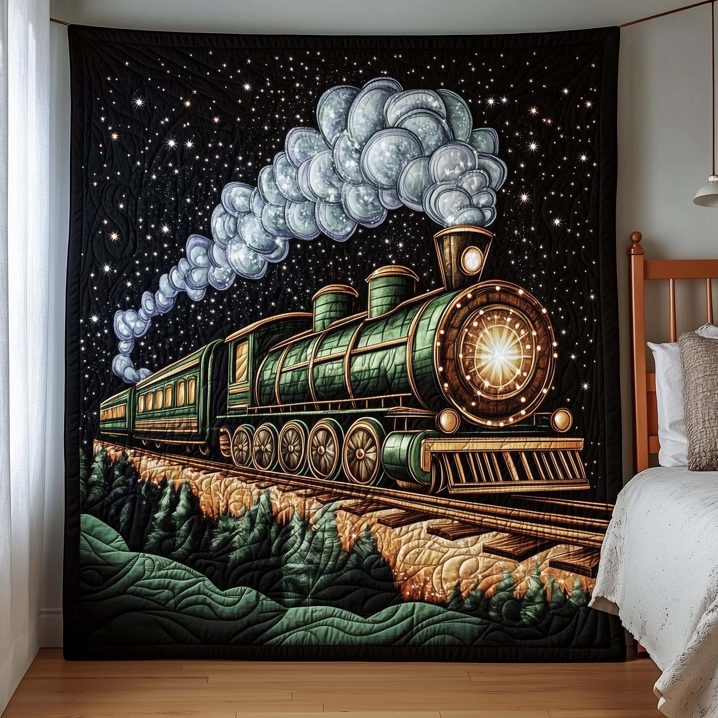 Yuletide Express Quilted Blanket GFTOTG1840