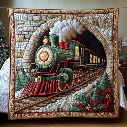 Yuletide Express Quilted Blanket GFTOTG1841