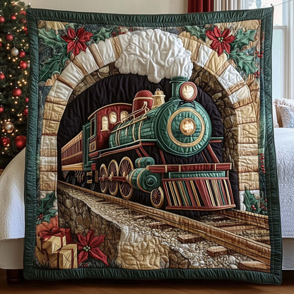 Yuletide Express Quilted Blanket GFTOTG1842