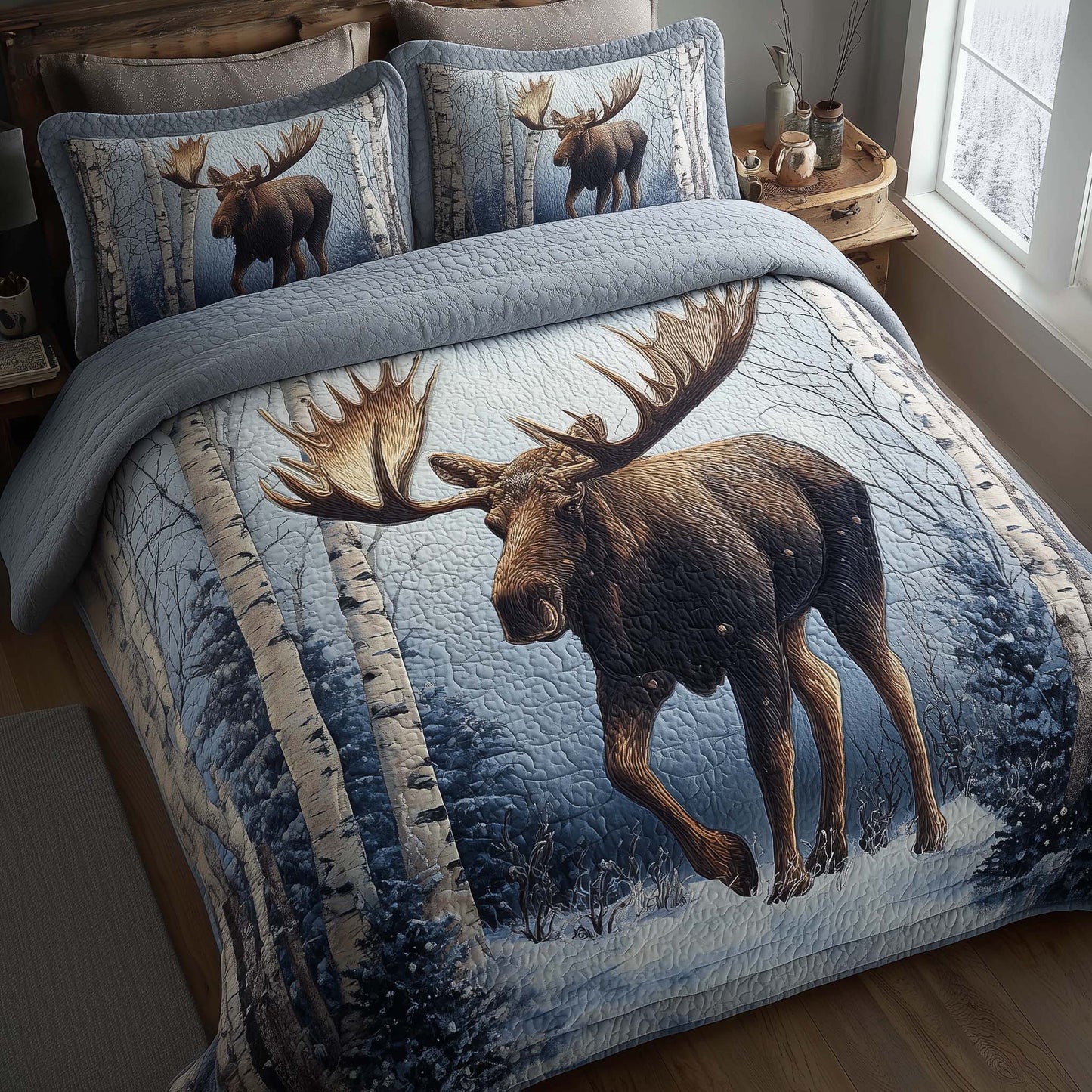 Moose Duvet Cover Set GFTOTG1860