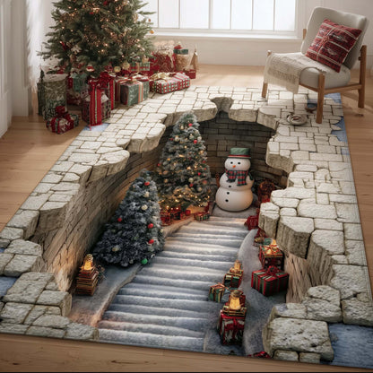 Jolly Snowman Area Rug GFTOTG1889