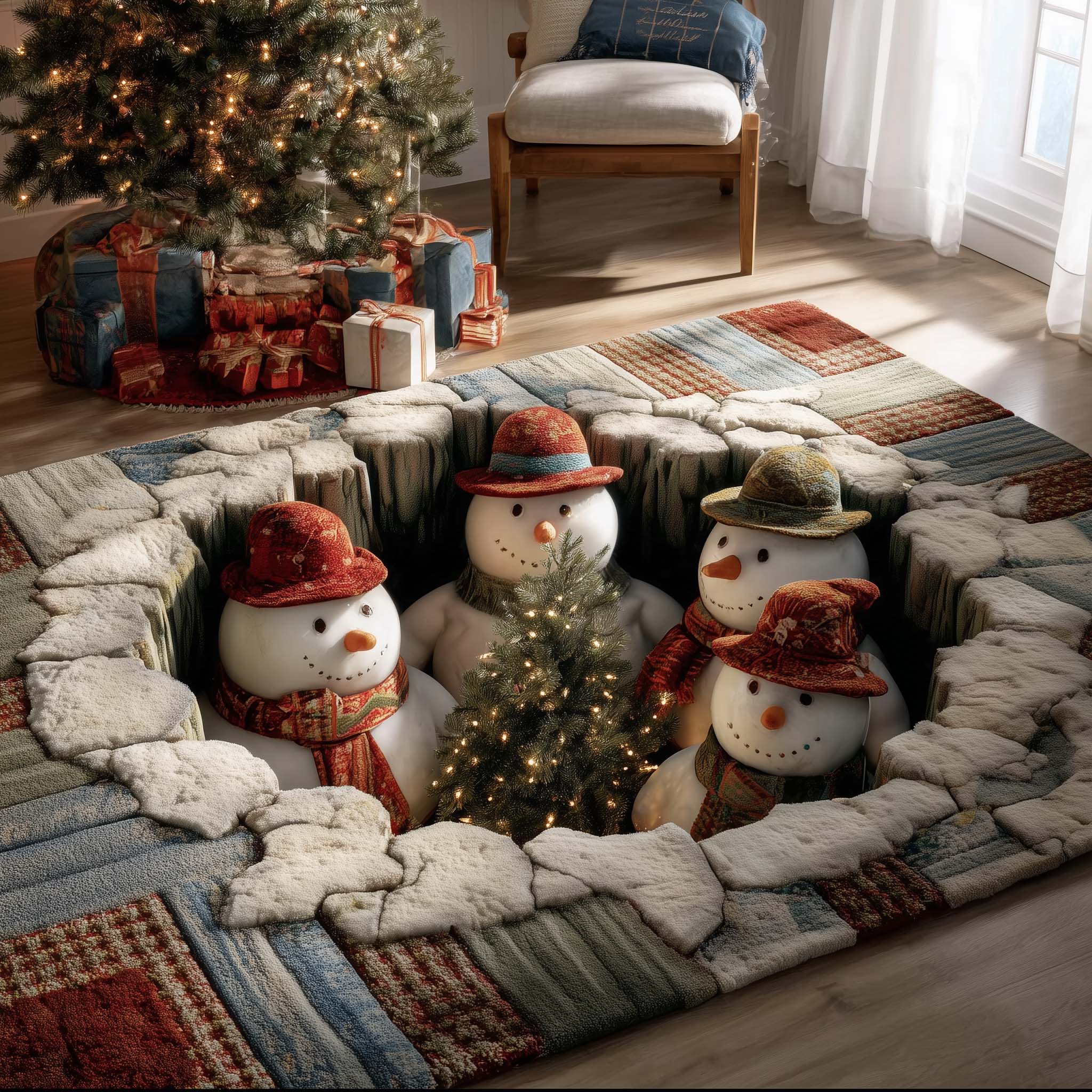 Jolly Snowman Area Rug GFTOTG1891 – Patchique Store
