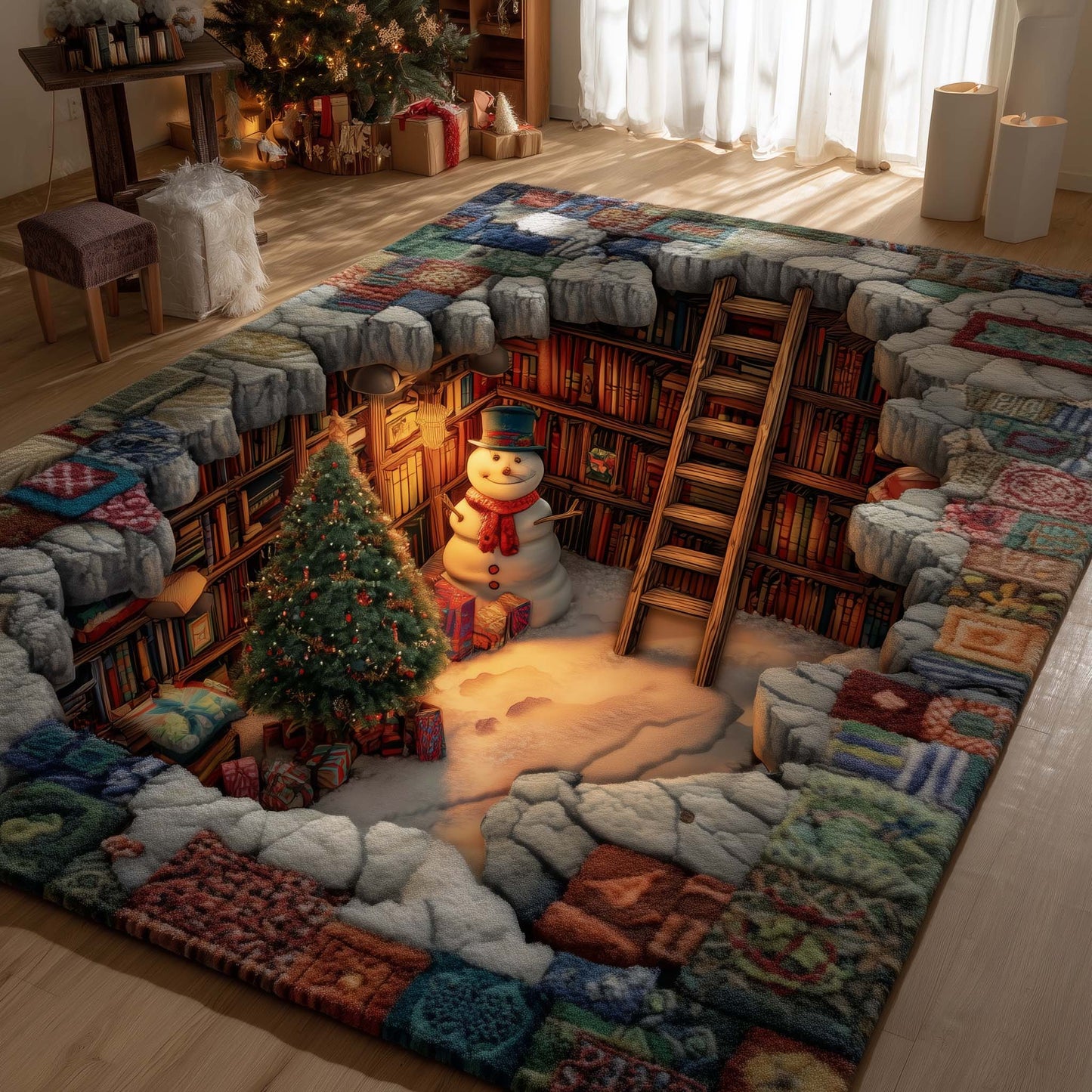 Jolly Snowman Area Rug GFTOTG1894
