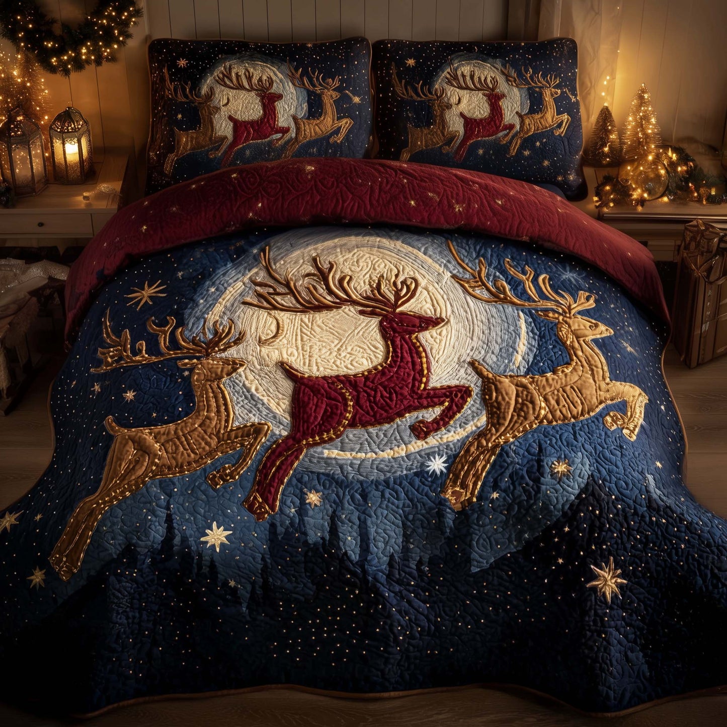 Deer Silhouette Duvet Cover Set GFTOTG1905