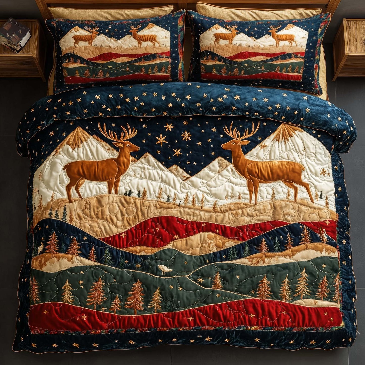 Deer Silhouette Duvet Cover Set GFTOTG1909