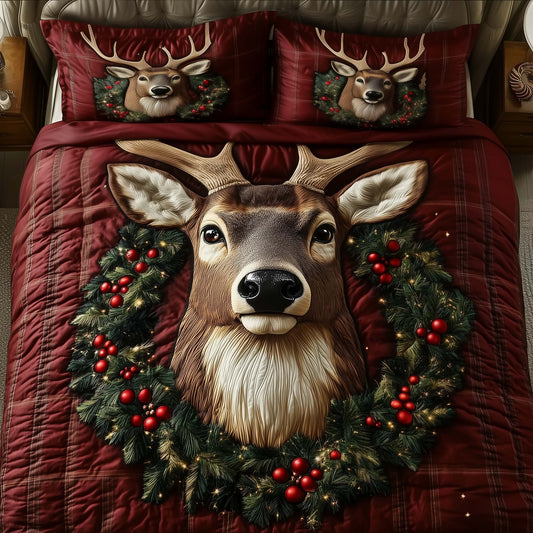 Festive Deer Duvet Cover Set GFTOTG1911