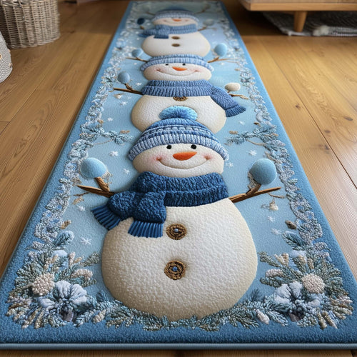 Festive Snowmen Runner Rug GFTOTG1919
