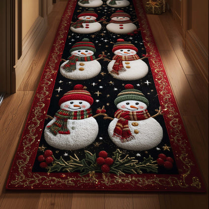 Festive Snowmen Runner Rug GFTOTG1921