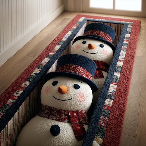 Festive Snowmen Runner Rug GFTOTG1922