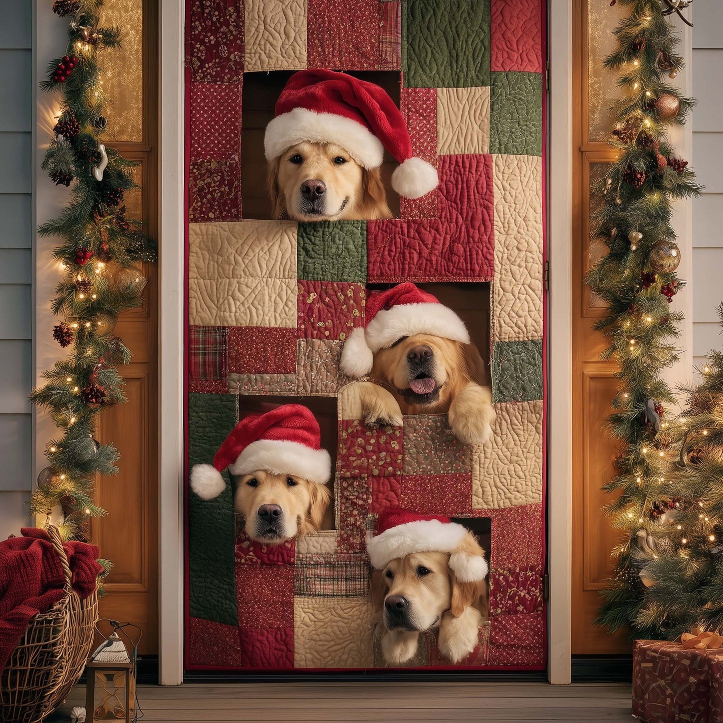 Golden Retriever Quilted Door Cover GFTOTG1933