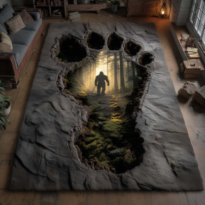Bigfoot Tracks Area Rug GFTOTG1946