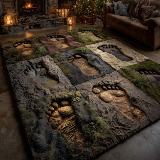 Bigfoot Tracks Area Rug GFTOTG1948