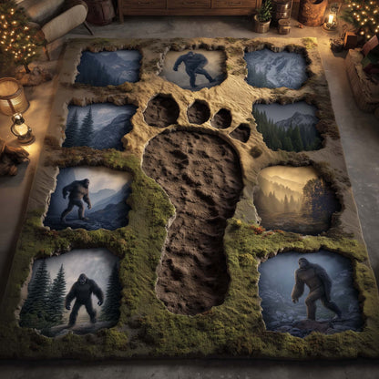 Bigfoot Tracks Area Rug GFTOTG1949