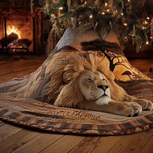 Sleeping Majesty Quilted Tree Skirt GFTOTG1958